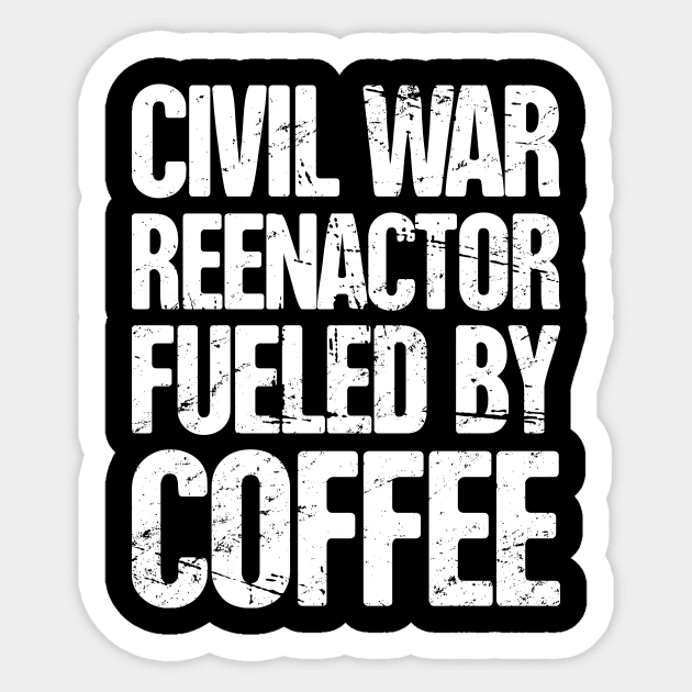 American Civil War Reenactor - Historical Gift Sticker by Wizardmode